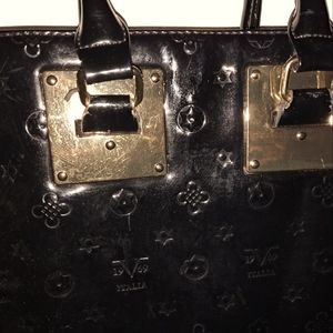 Versace versus 19.69 Patent leather satchel